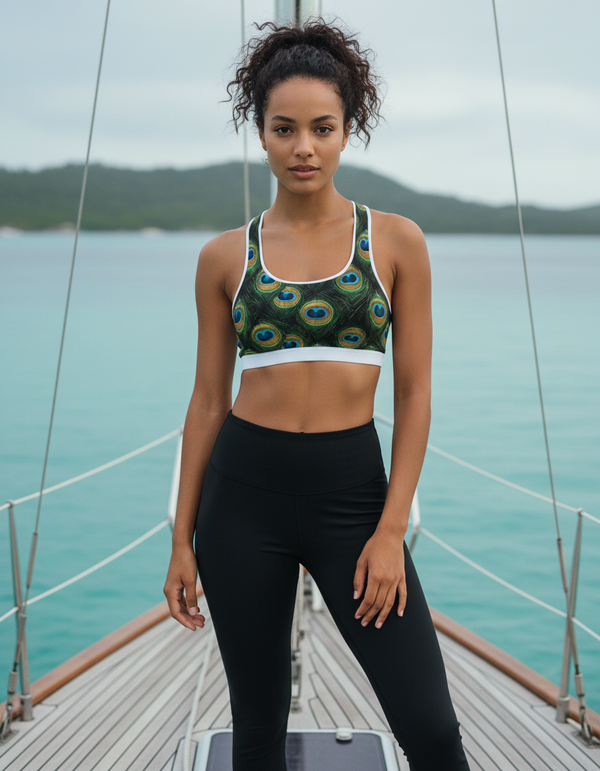 Peacock Collection classic sports bras