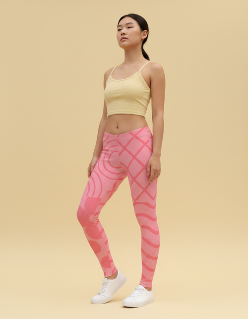 Petal Leggings Women's Leggings — Dripper