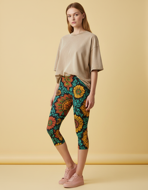 Kriti Capri Leggings Capri Leggings — Dripper