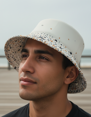 Terrazzo bucket hats