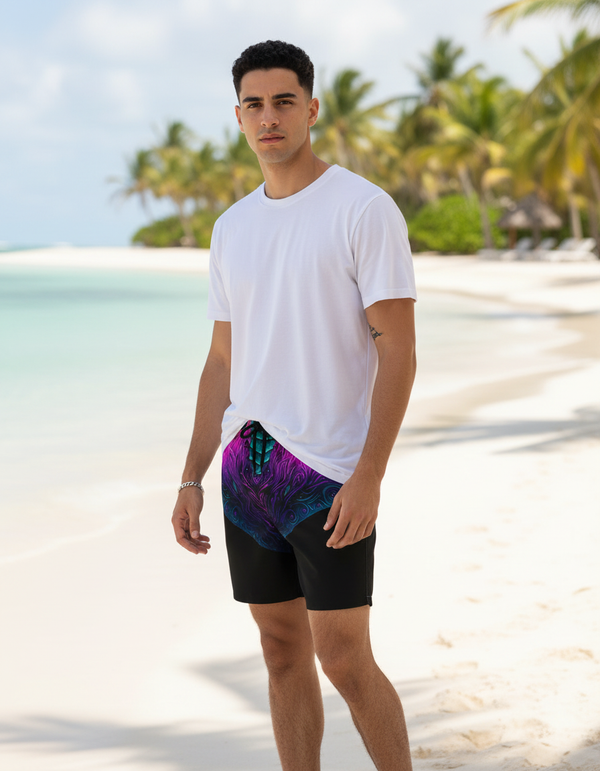 Men's Swim Trunks in Abyss