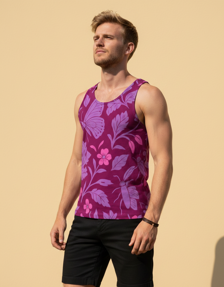 Wave Harmony Lush Tank Top
