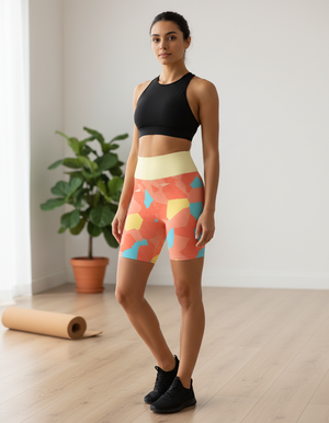Geode Collection Yoga Shorts yoga shorts