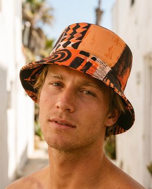 Unisex Coral Pulsar Bucket Hat Bucket Hat — Lolekai