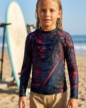 Girls Onna-Bugeisha girls youth rashguards
