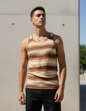 Coffee Bean Prism Tank Top Men's Tank Top — Dripper