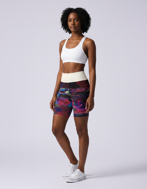 Haze Yoga Shorts Yoga Shorts — Dripper