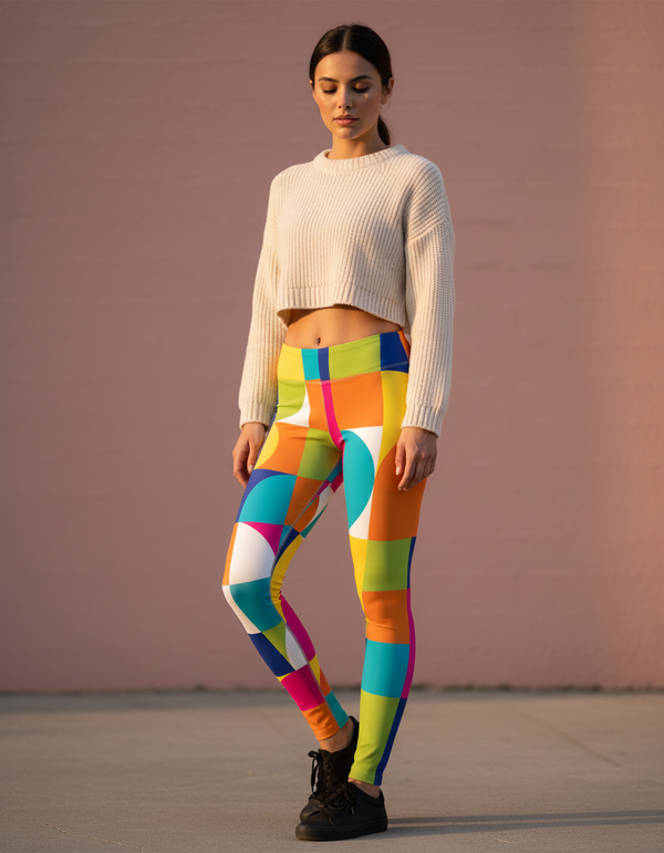 Suprematist Geometry leggings