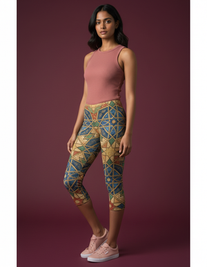 Albaicín Capri Leggings Capri Leggings — Dripper