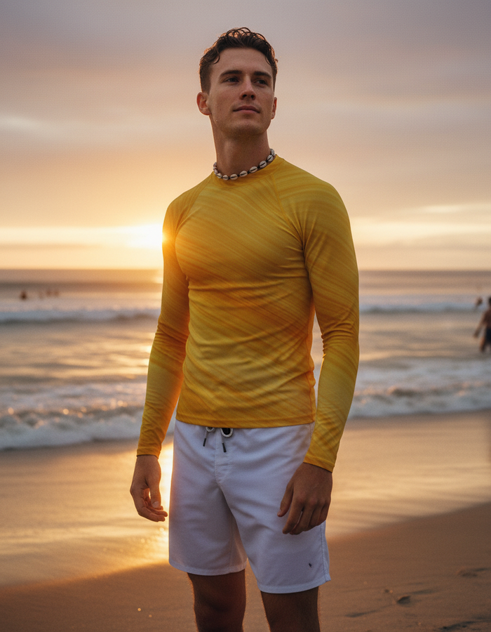 Rashguard — Men's Yellow Spectrum