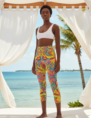 Zarif capri yoga leggings