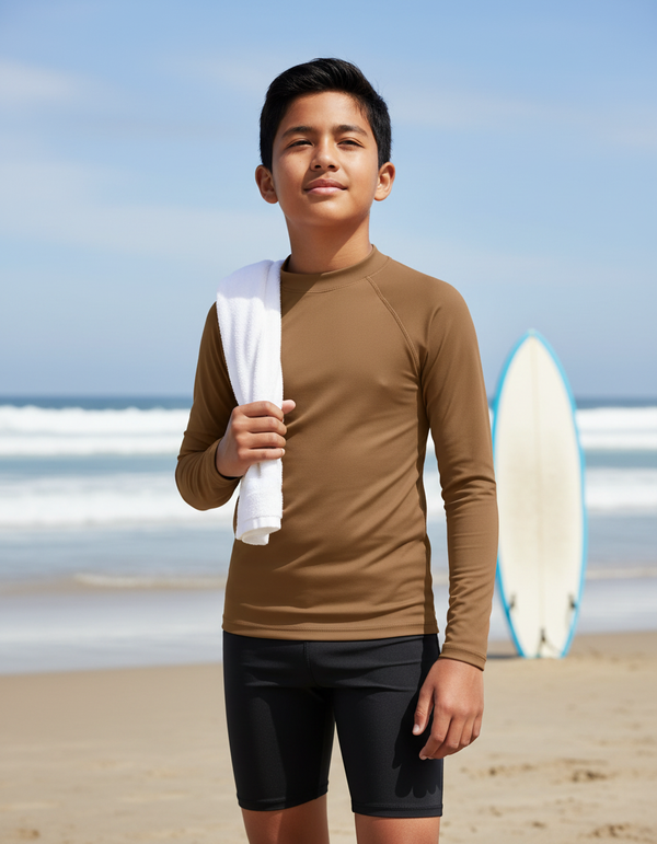 Boys Toffee Rash Guard