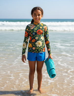 Youth Tea Rose Elysium youth rashguards