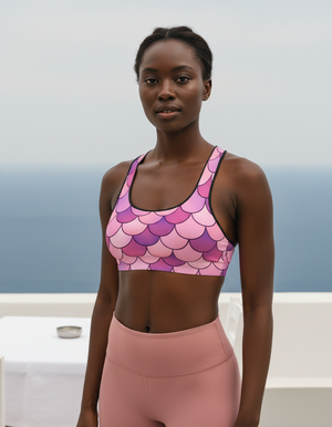 Millennial Pink Abyss sports bras