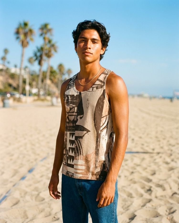 Men's Angora Savannah Tank Top
