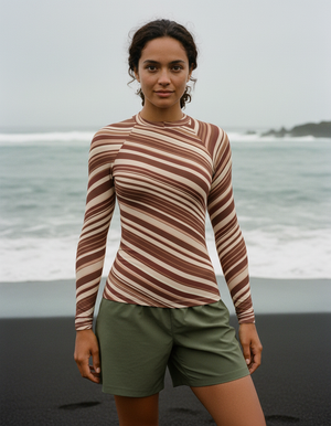 Women's Dusty Rose Sway women's rashguards