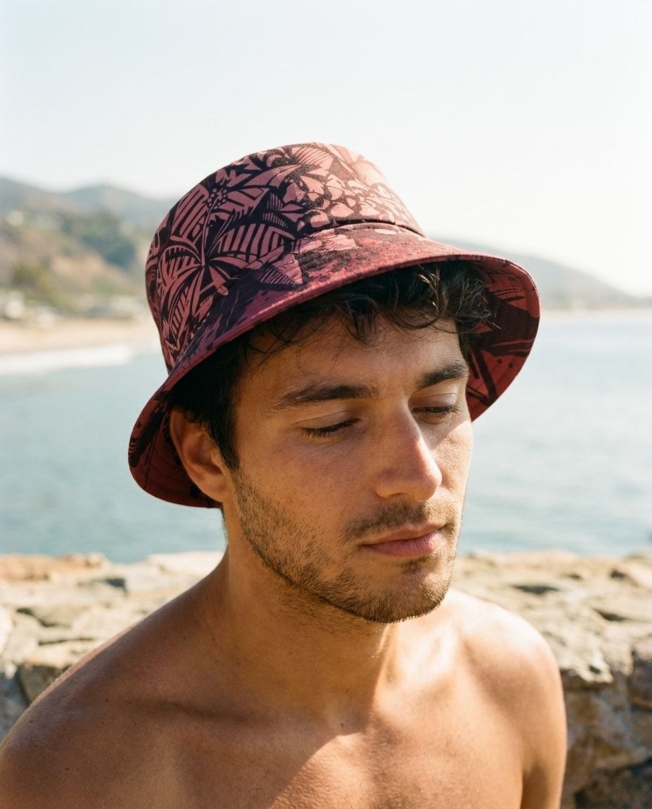 Amaranth Lani Lehua bucket hats — view 1 of 2