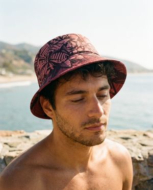 Amaranth Lani Lehua bucket hats