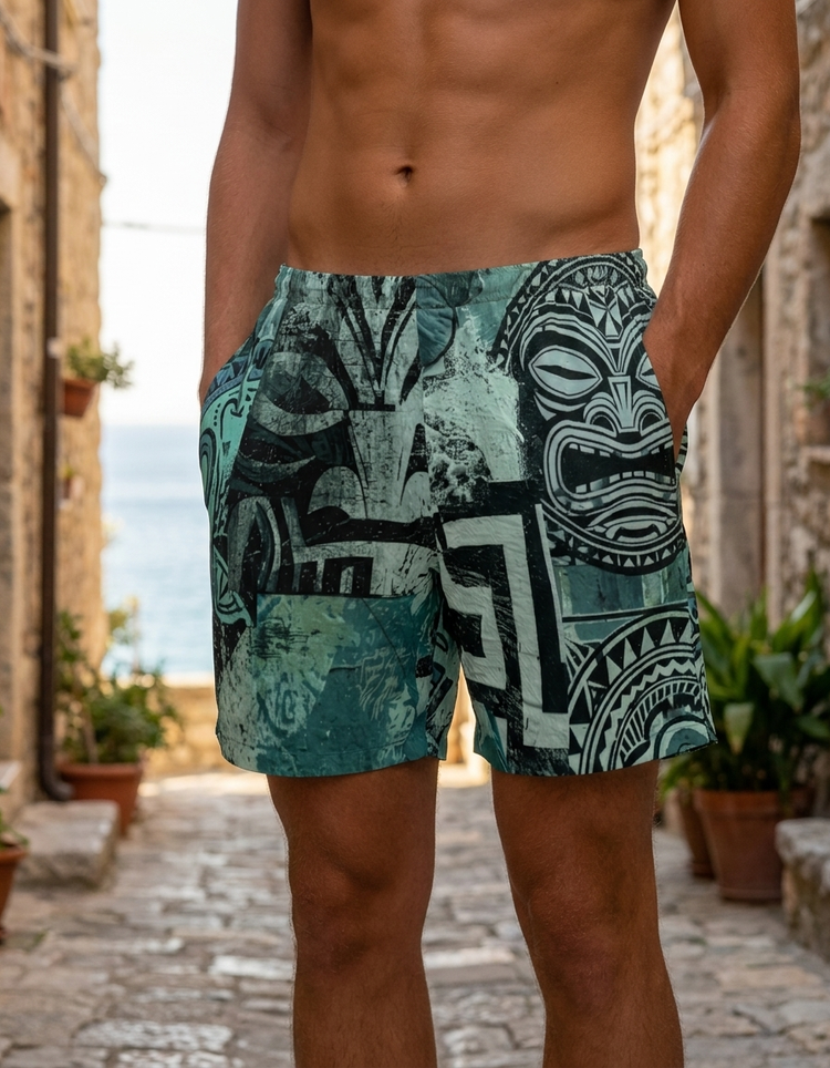 Alexandrite Kanaloa men's swim trunks
