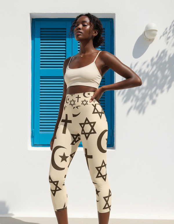 Abrahamic Collection capri yoga leggings