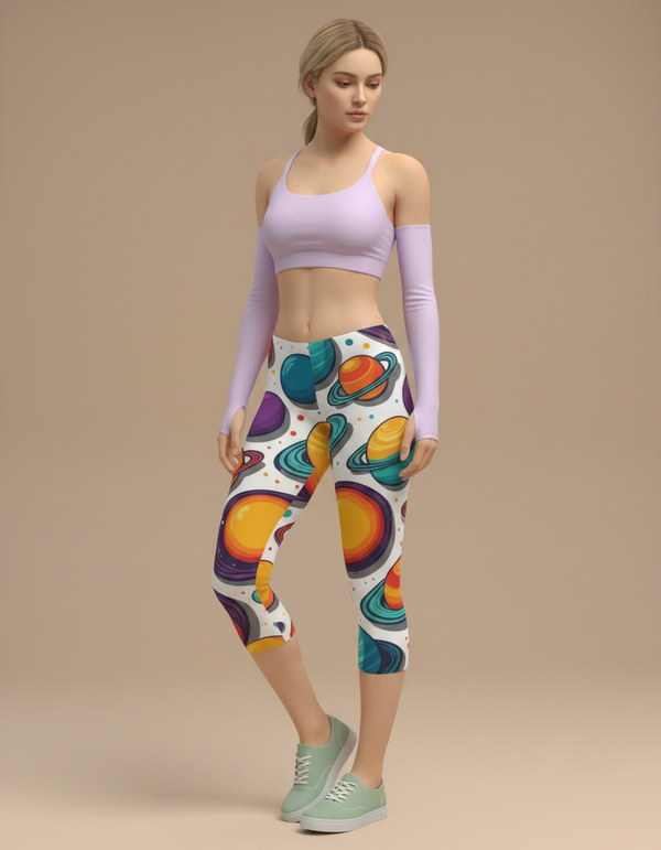 Saturn Collection capri leggings