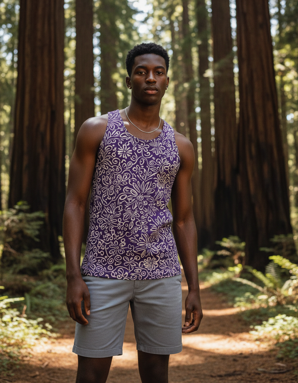 Navy men's tank tops — Dripper