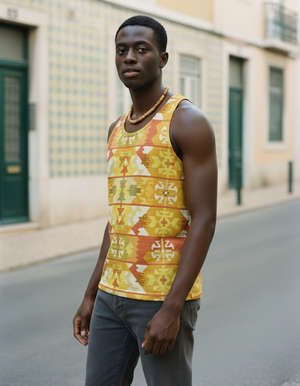 Lemon Yellow Zamzam Tank Top Men's Tank Top — Dripper