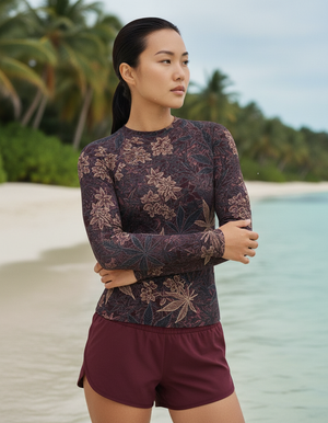 Amaranth Kumo Rash Guard Women's Rashguard — Dripper