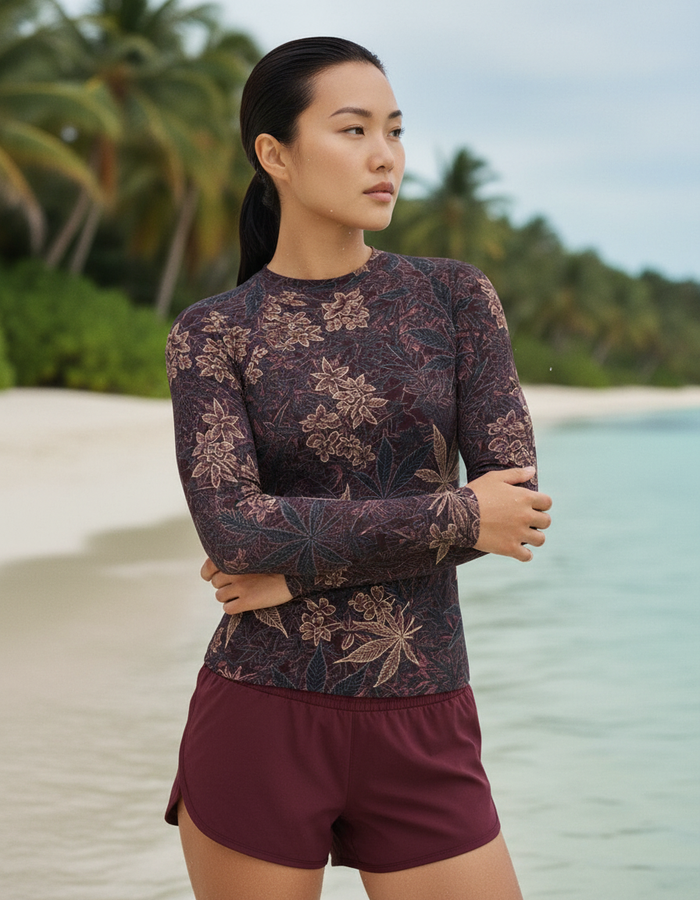 Rashguard — Women's Amaranth Kumo