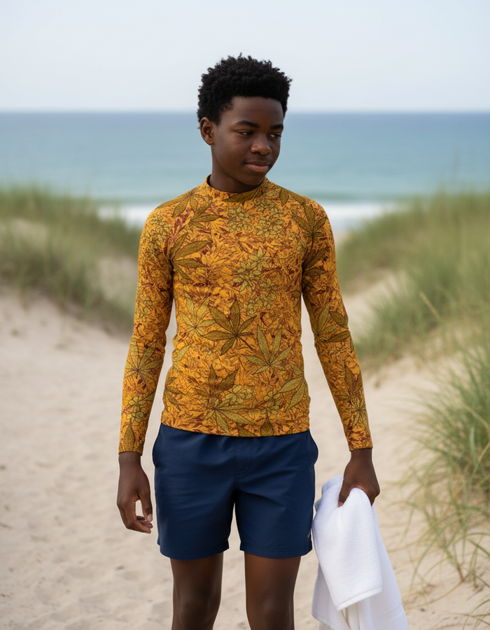 Rashguard — Youth Citrus Orange Kumo