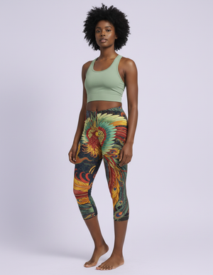 Rebirth Capri Leggings Capri Leggings — Dripper