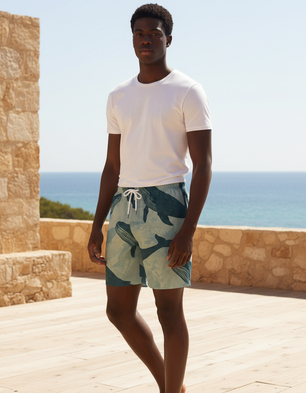 Whale Collection men's swim trunks