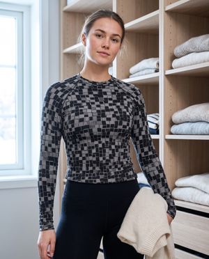 Graphite Tessera Base Layer Top women's base layers