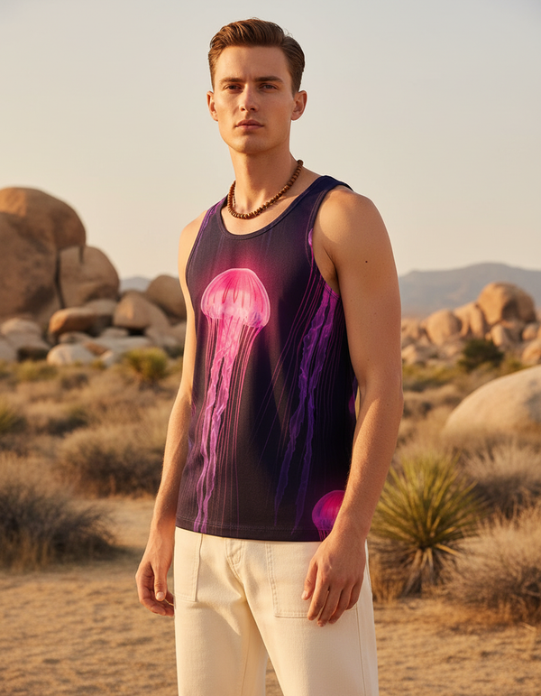 Jellyfish Collection men's tank tops