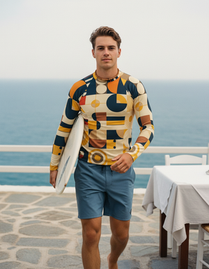Yellow Form Rash Guard bikini — Dripper