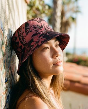 Amaranth Koa Lehua bucket hats