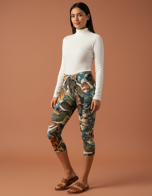 Kuniyoshi Capri Leggings capri leggings