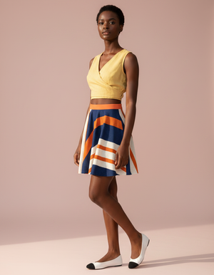 Vivid Skater Skirt Skater Skirt — Dripper