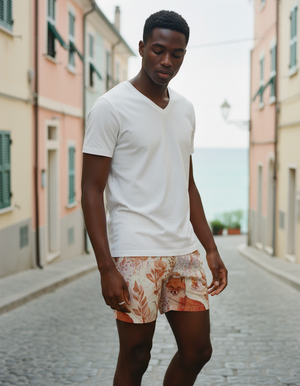 Burnt Sienna Haven men's swim trunks