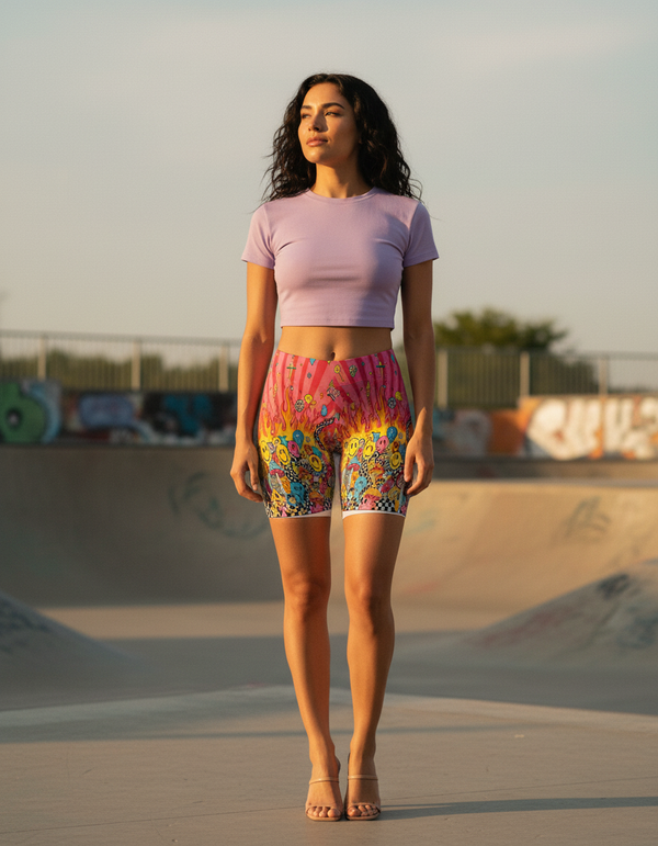 Acid Pop women's short shorts