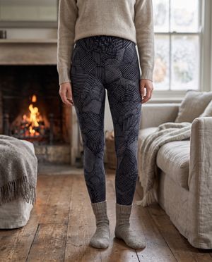 Glacier Crosshatch women's base layer bottoms