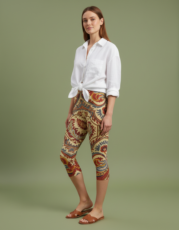 Women's Suzani Capri Leggings