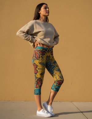 Serai Capri Leggings Capri Leggings — Dripper