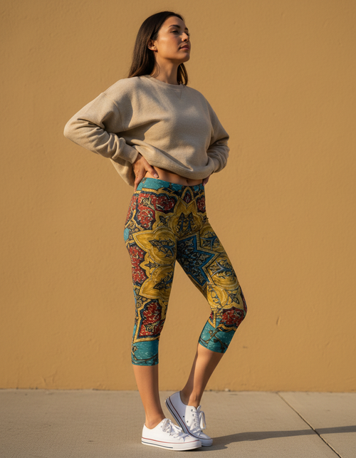 Serai Capri Leggings Capri Leggings — Dripper