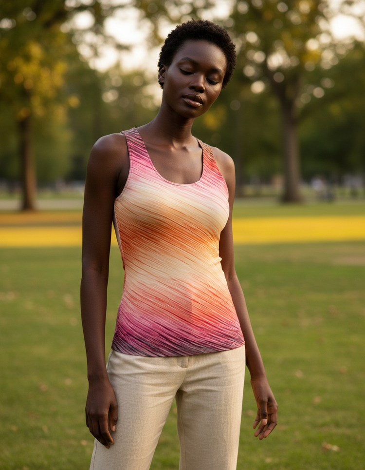 Vivid Spectrum Prism Tank Top