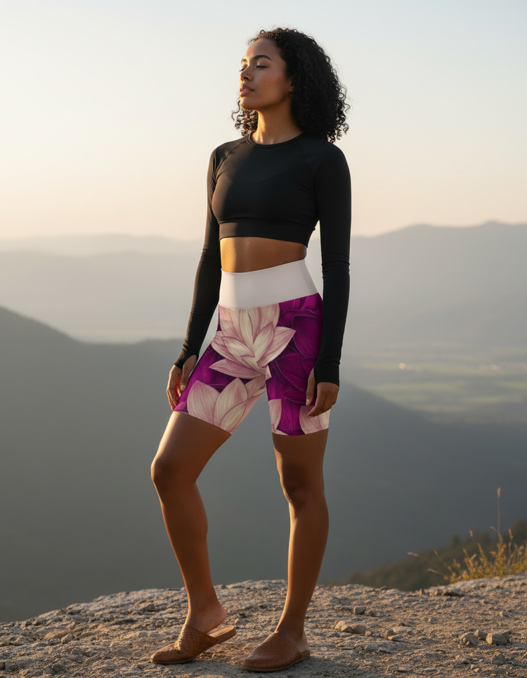 Serenity Tranquil Yoga Shorts