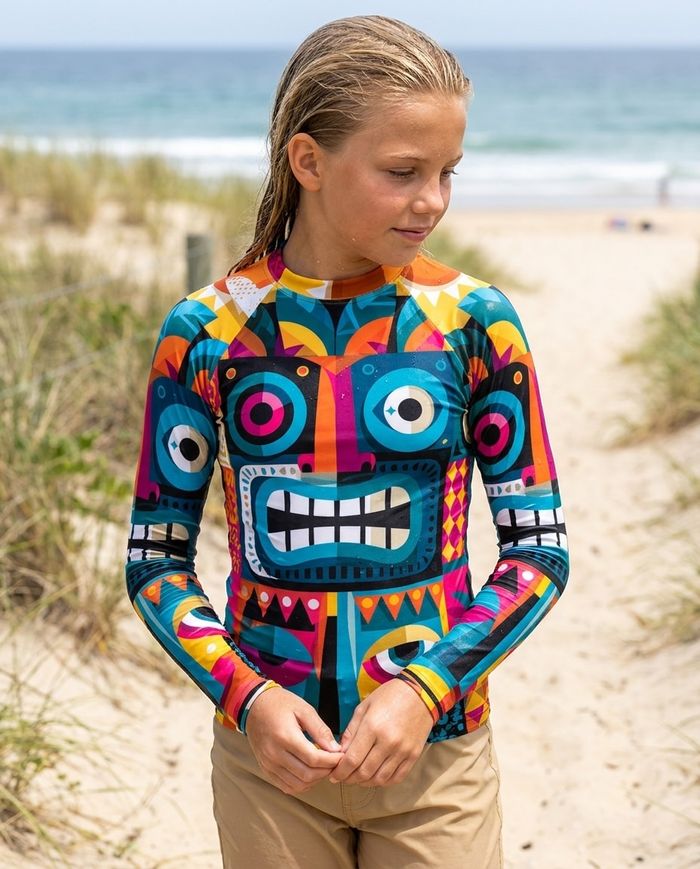 Rashguard — Girls Moai