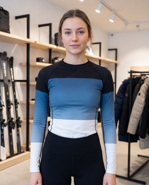 Blue Aura Reich Base Layer Women's Rashguard — Lolekai