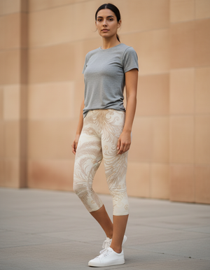 Angora Ember Capri Leggings Capri Leggings — Dripper