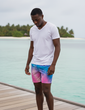 Rhodonite Frost men's swim trunks